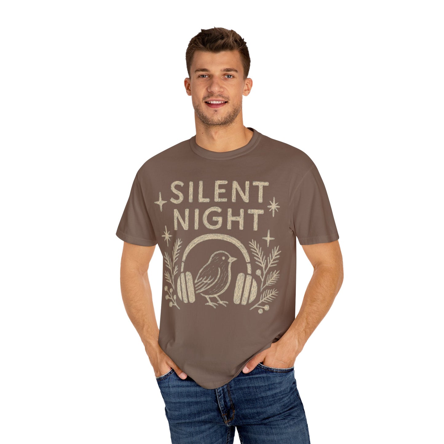 Silent Night Christmas T-Shirt Comfort Colors