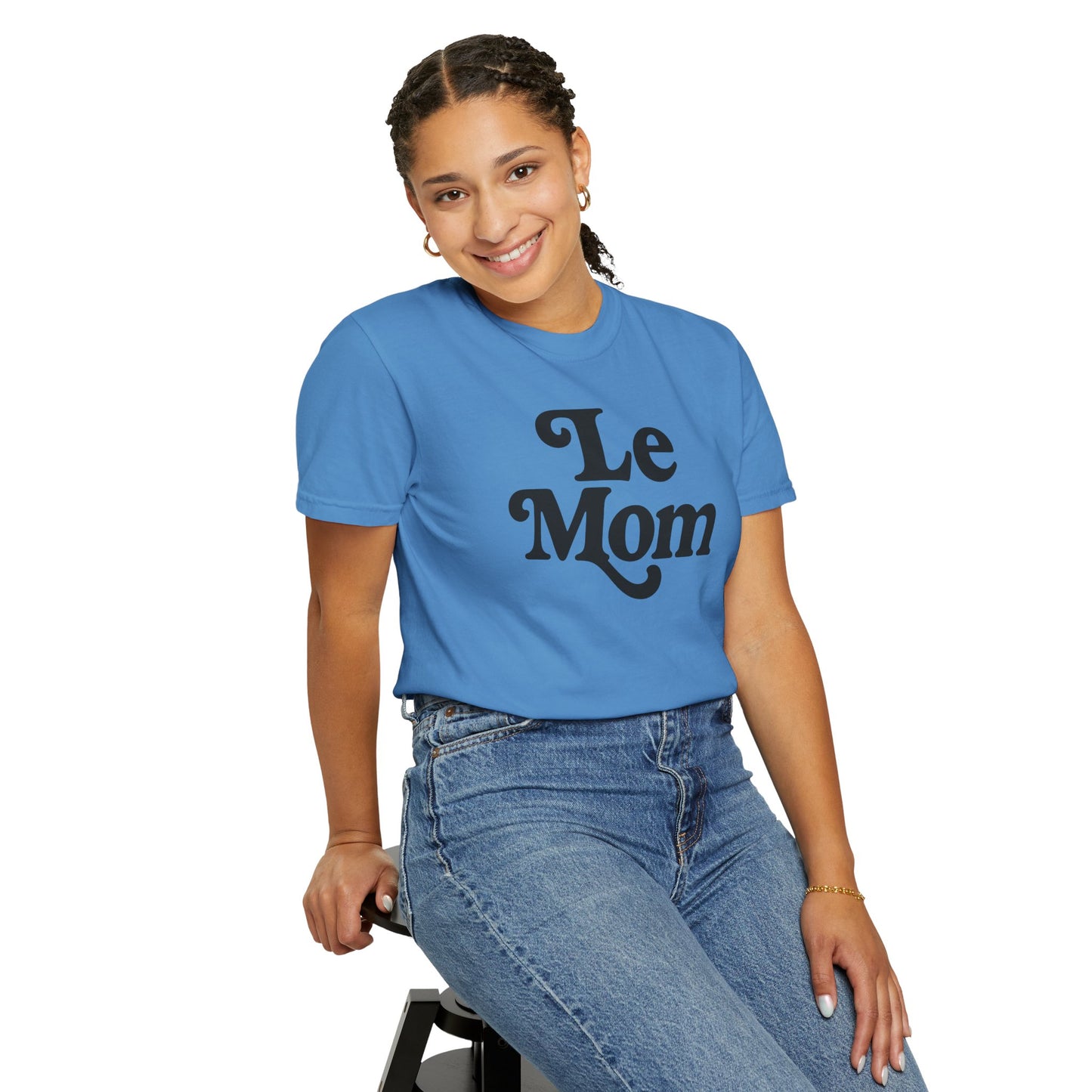 Le Mom T-Shirt | Retro Script Mom Tee, Mother's Day Shirt, Comfort Colors