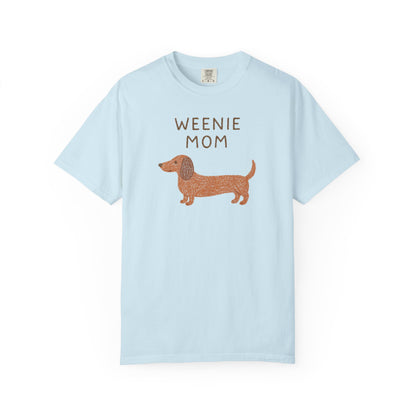 Weenie Mom Dachshund Shirt | Dachshund Mom Tee Comfort Colors T-shirt Weiner dog