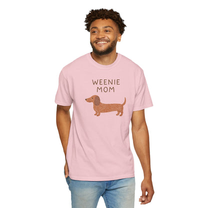 Weenie Mom Dachshund Shirt | Dachshund Mom Tee Comfort Colors T-shirt Weiner dog
