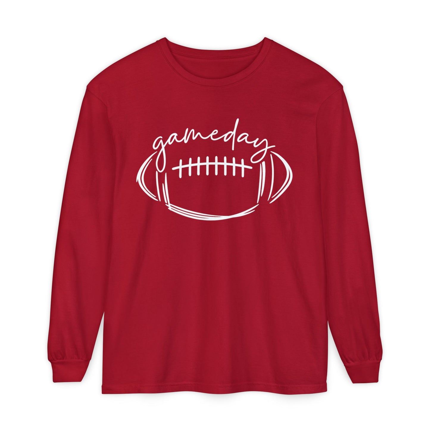Gameday Long Sleeve T-Shirt - Soft & Stylish Casual Wear, Perfect for Everyday, Gifts, Birthdays, Holidays, All Seasons, Gameday