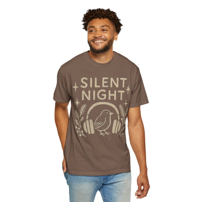 Silent Night Christmas T-Shirt Comfort Colors