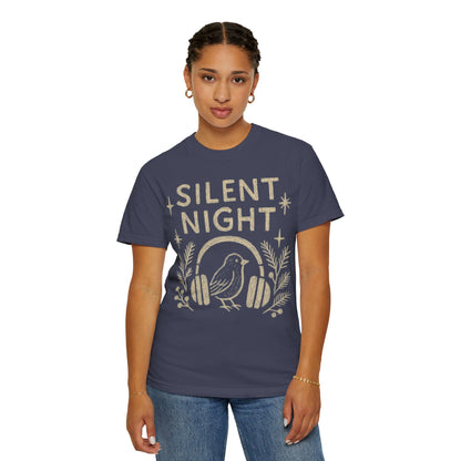 Silent Night Christmas T-Shirt Comfort Colors