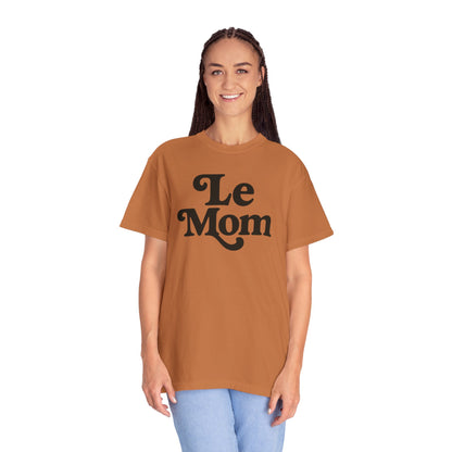 Le Mom T-Shirt | Retro Script Mom Tee, Mother's Day Shirt, Comfort Colors