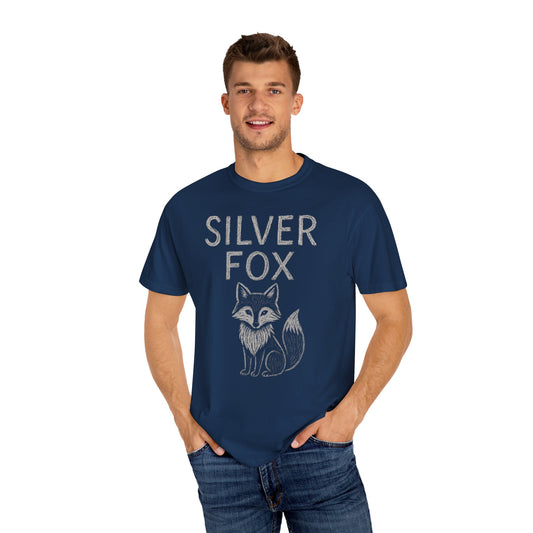 Silver Fox Graphic T‑Shirt — Cozy Fox Tee