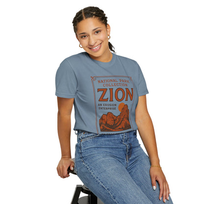 Zion National Park Poster T-Shirt | Canyon Landscape Tee Comfort Colors T-shirt