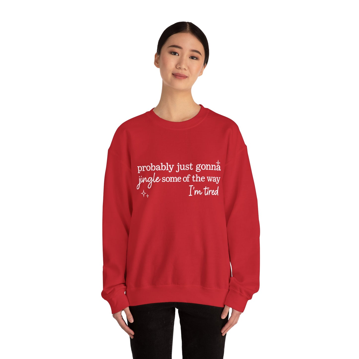 Jingle some of the way, Christmas funny sweatshirt