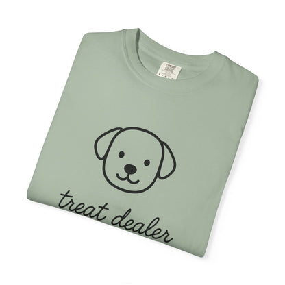 Treat Dealer Comfort Colors Unisex T-shirt, Dog Lover Shirt, Pet Owner Tee, Gift for Dog Mom, Casual Tee, Garment Dyed Tshirt