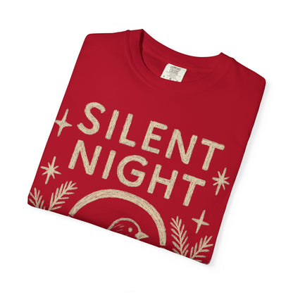 Silent Night Christmas T-Shirt Comfort Colors