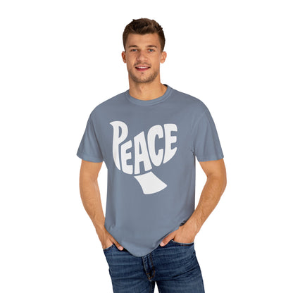 Dove Peace Comfort Colors Tee, Unisex Shirt for Dove Lovers, Peaceful Vibes Tee, Unique Gift for Peace Enthusiasts, Casual Dove Graphic Tee,