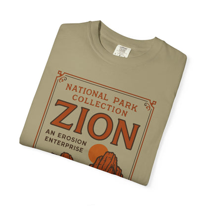 Zion National Park Poster T-Shirt | Canyon Landscape Tee Comfort Colors T-shirt