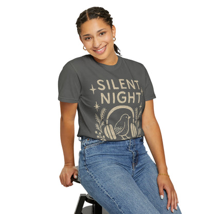Silent Night Christmas T-Shirt Comfort Colors
