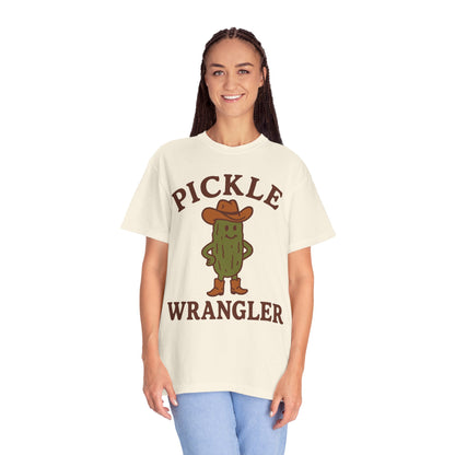 Pickle Wrangler T-shirt - Funny Western Comfort Colors Tee