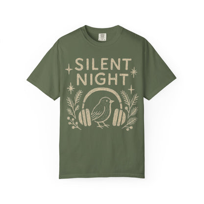 Silent Night Christmas T-Shirt Comfort Colors