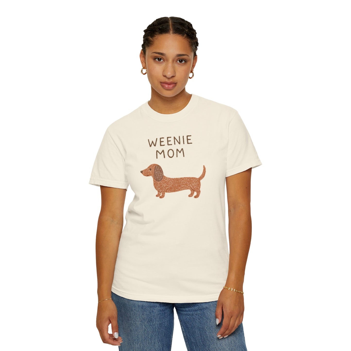 Weenie Mom Dachshund Shirt | Dachshund Mom Tee Comfort Colors T-shirt Weiner dog