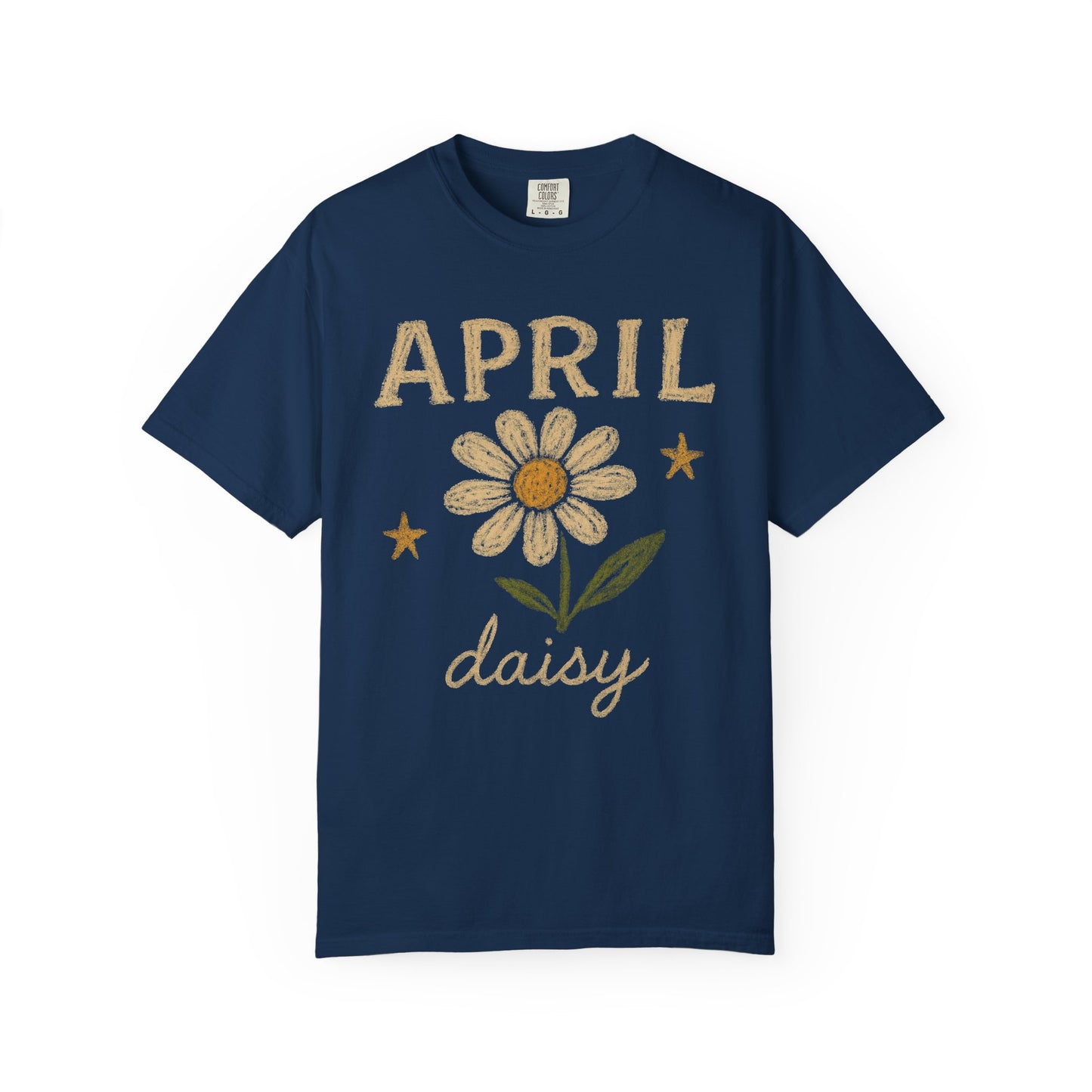 April Daisy T-shirt | Birth Month Flower Tee Comfort Colors Tee
