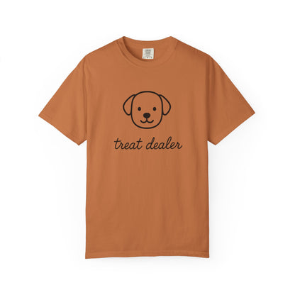 Treat Dealer Comfort Colors Unisex T-shirt, Dog Lover Shirt, Pet Owner Tee, Gift for Dog Mom, Casual Tee, Garment Dyed Tshirt