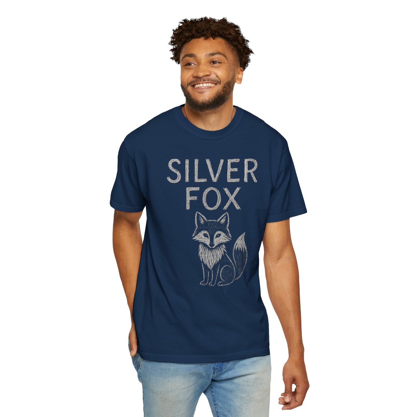 Silver Fox Graphic T‑Shirt — Cozy Fox Tee