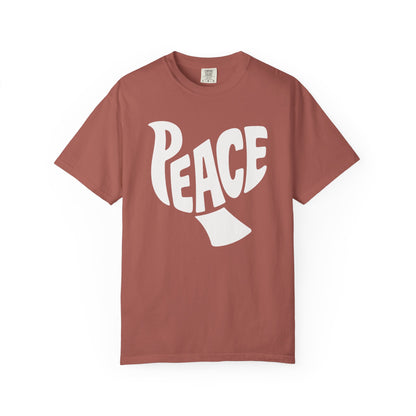 Dove Peace Comfort Colors Tee, Unisex Shirt for Dove Lovers, Peaceful Vibes Tee, Unique Gift for Peace Enthusiasts, Casual Dove Graphic Tee,