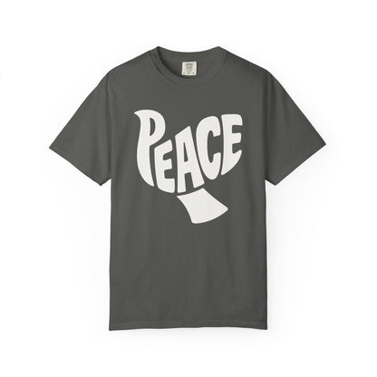 Dove Peace Comfort Colors Tee, Unisex Shirt for Dove Lovers, Peaceful Vibes Tee, Unique Gift for Peace Enthusiasts, Casual Dove Graphic Tee,