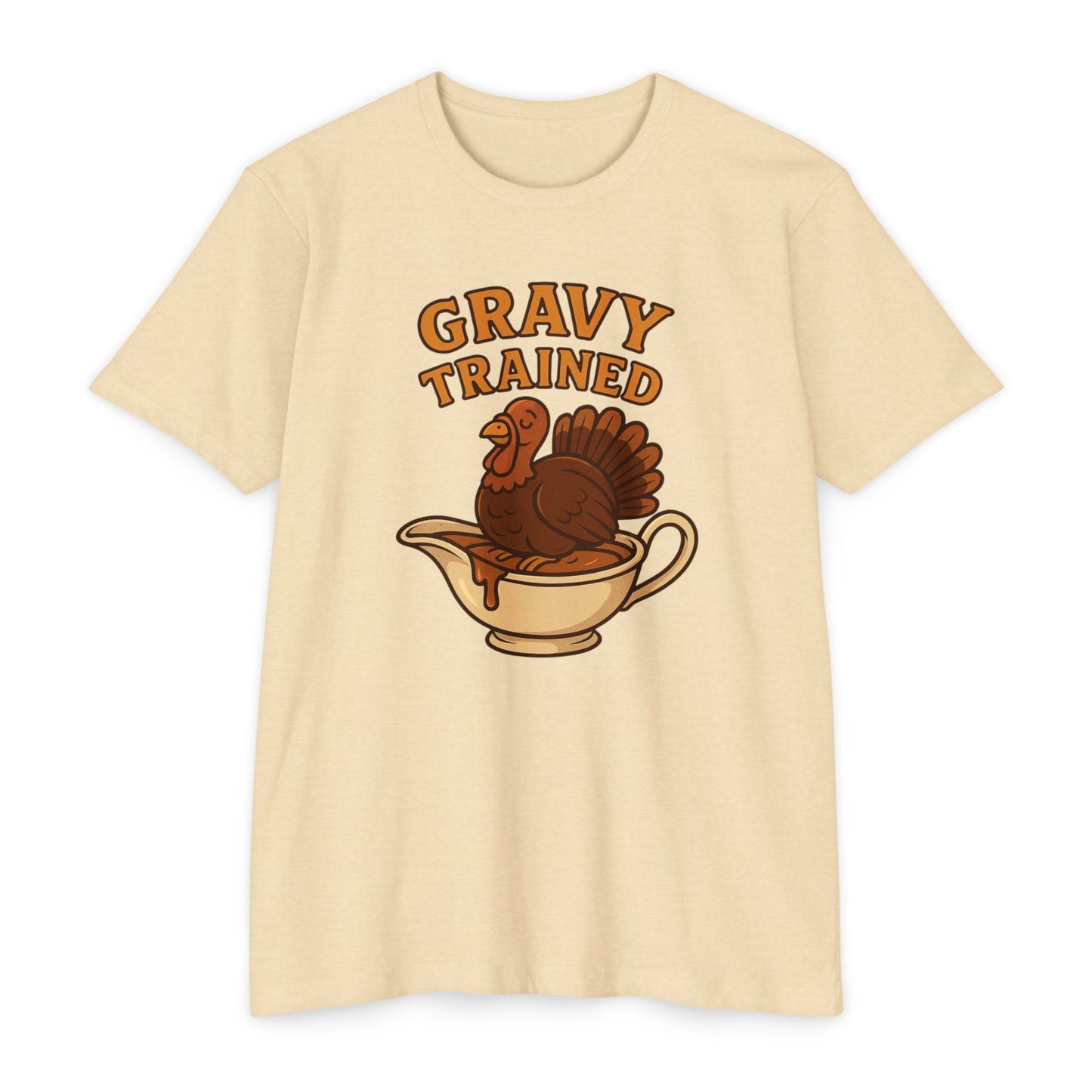 Gravy Trained T-Shirt — Funny Thanksgiving Turkey Graphic Tee