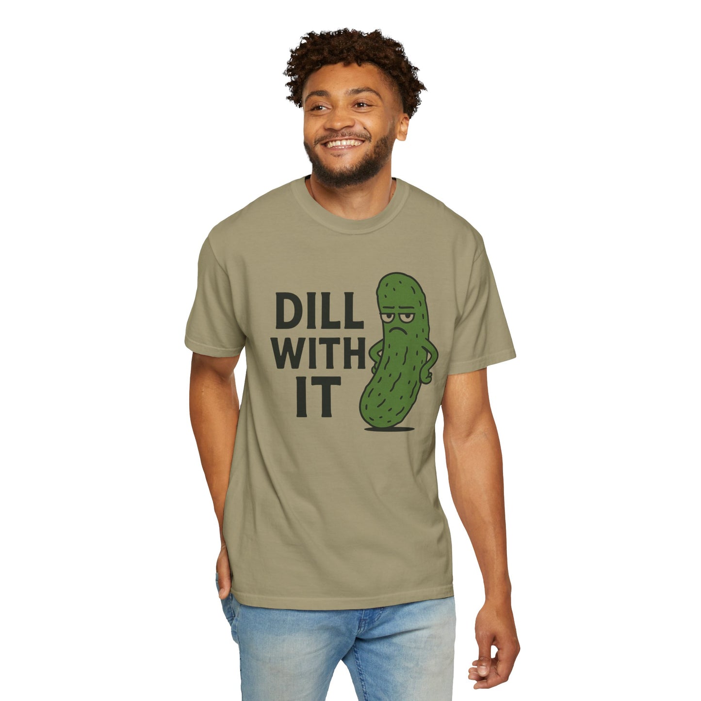 Dill with it funny pickle Comfort Colors t-shirt, Unisex Garment-Dyed T-shirt