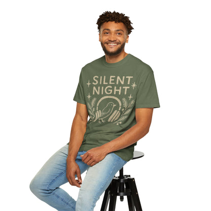Silent Night Christmas T-Shirt Comfort Colors