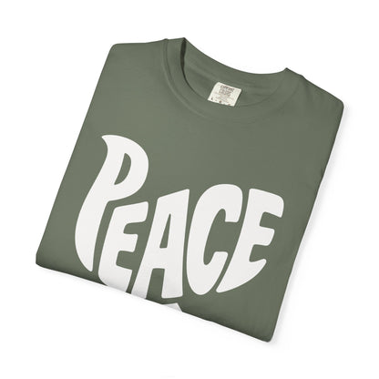Dove Peace Comfort Colors Tee, Unisex Shirt for Dove Lovers, Peaceful Vibes Tee, Unique Gift for Peace Enthusiasts, Casual Dove Graphic Tee,