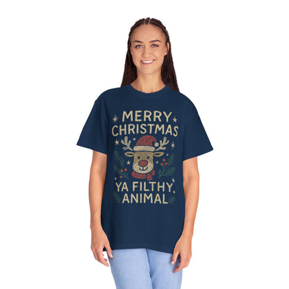 Merry Christmas Filthy Animal T-shirt funny Comfort Colors t-shirt