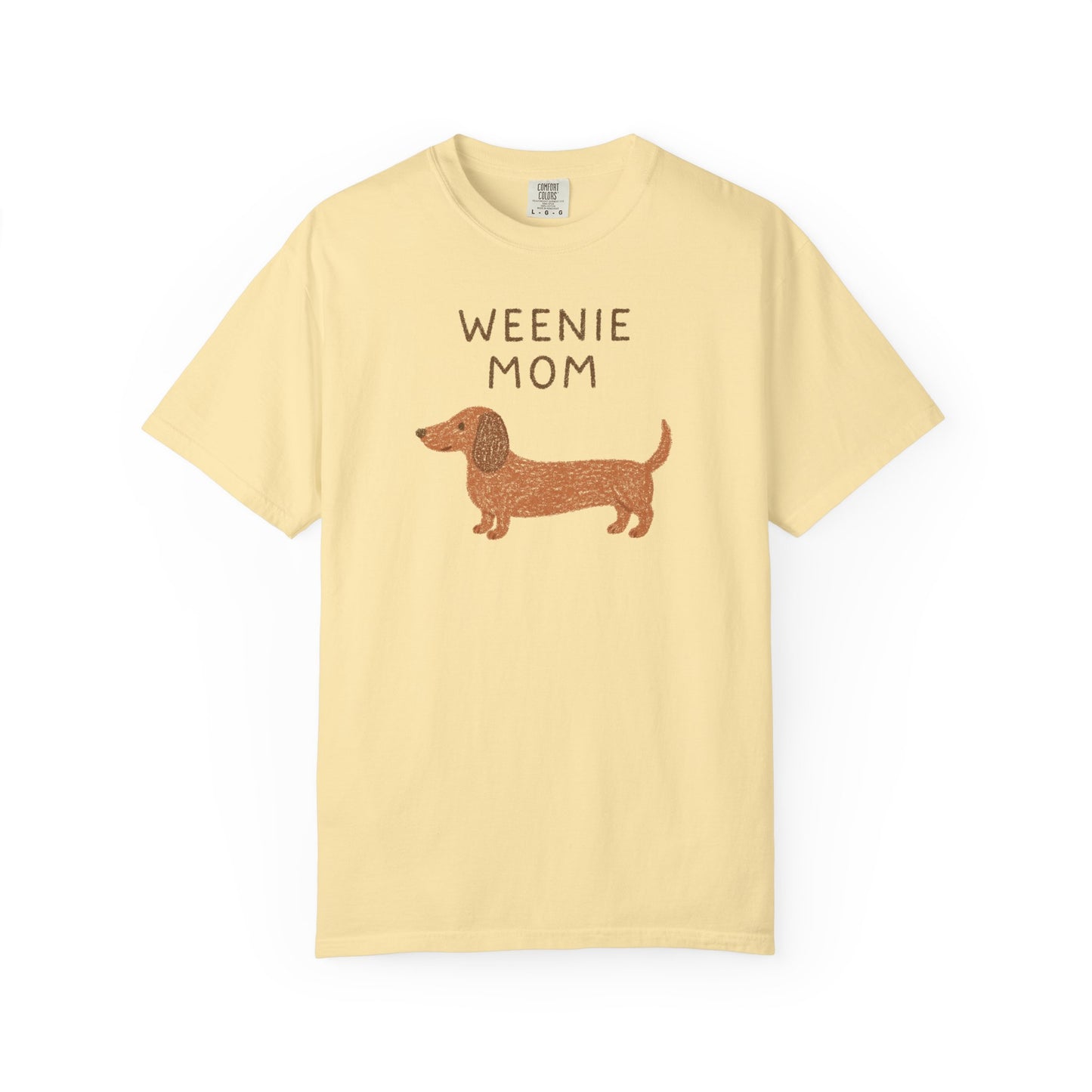 Weenie Mom Dachshund Shirt | Dachshund Mom Tee Comfort Colors T-shirt Weiner dog