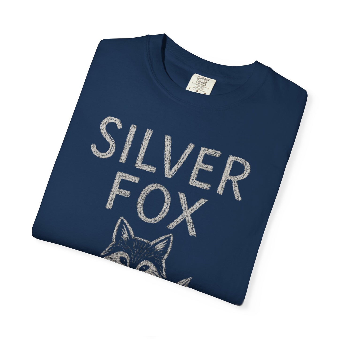 Silver Fox Graphic T‑Shirt — Cozy Fox Tee