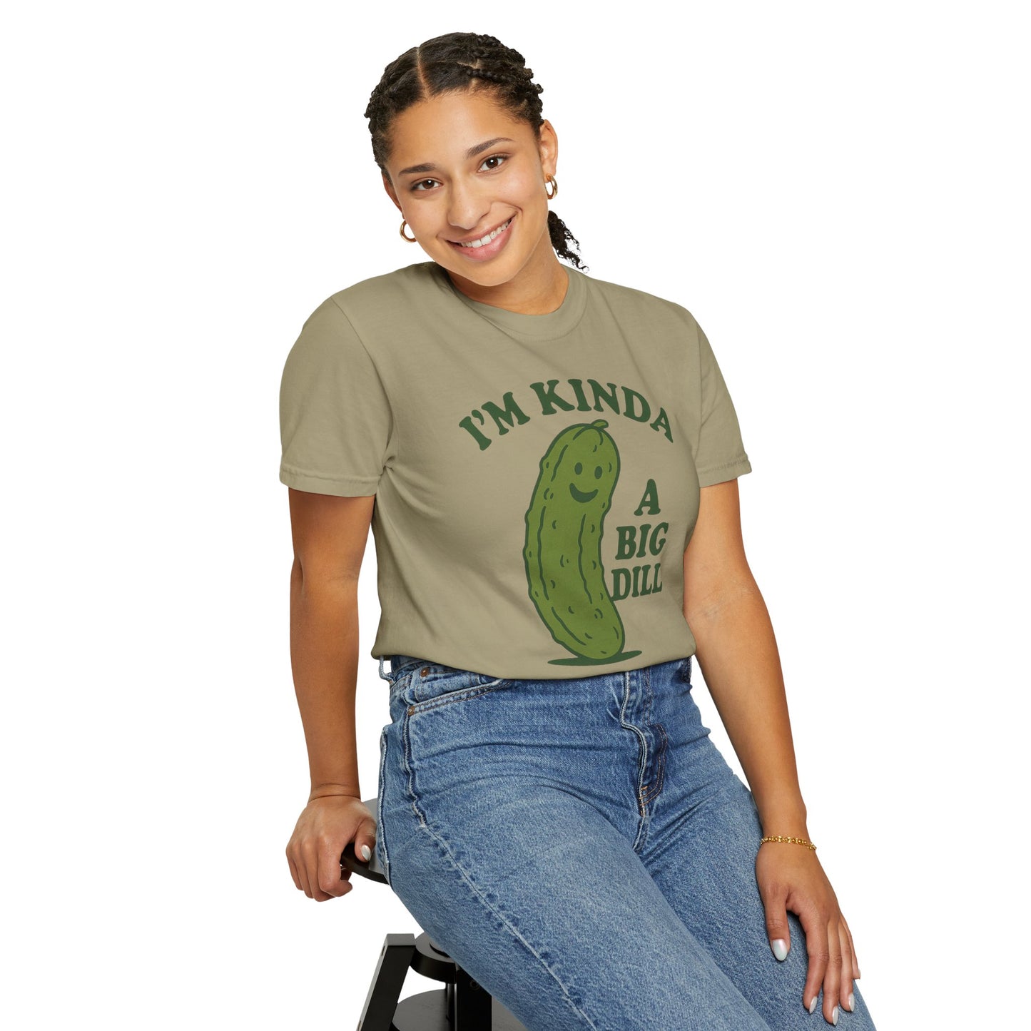 I'm Kinda a Big Dill pickle shirt | funny pickle graphic tee Comfort Colors T-shirt