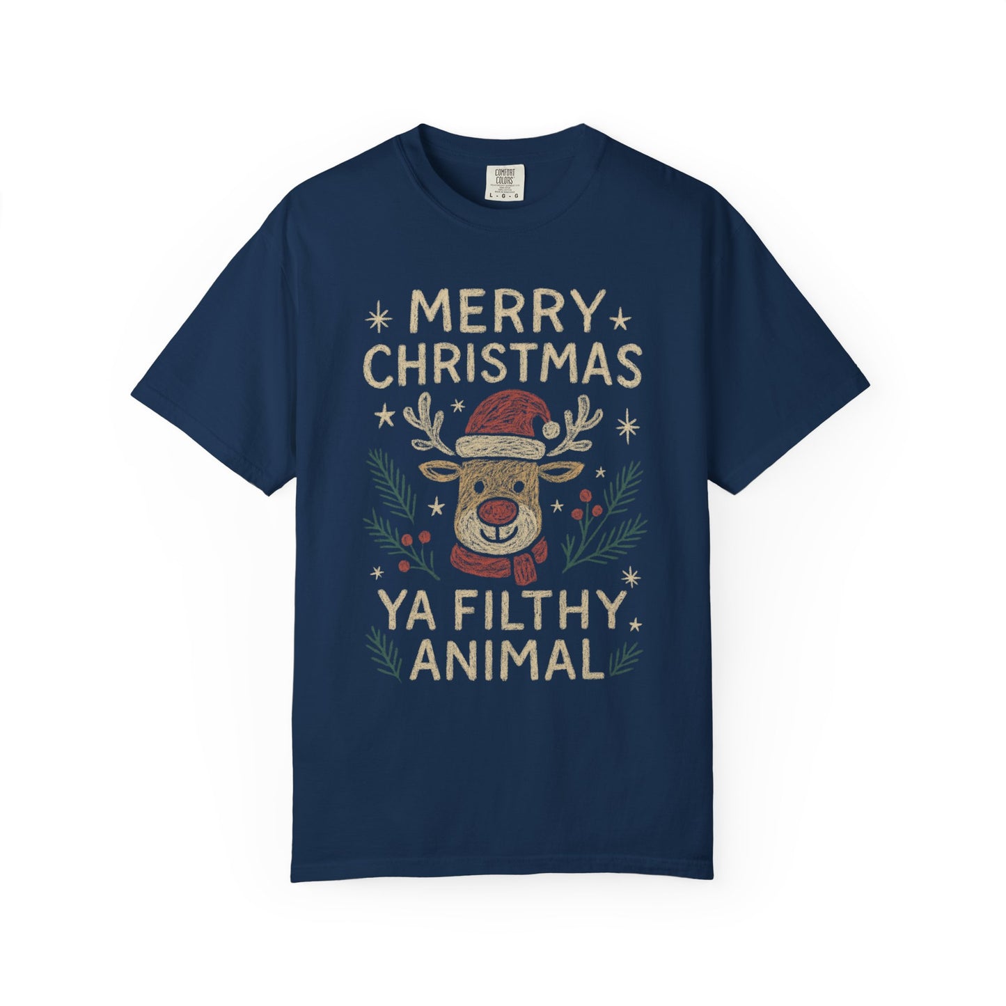 Merry Christmas Filthy Animal T-shirt funny Comfort Colors t-shirt