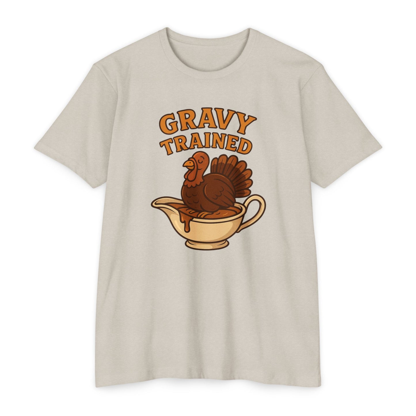 Gravy Trained T-Shirt — Funny Thanksgiving Turkey Graphic Tee