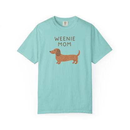 Weenie Mom Dachshund Shirt | Dachshund Mom Tee Comfort Colors T-shirt Weiner dog