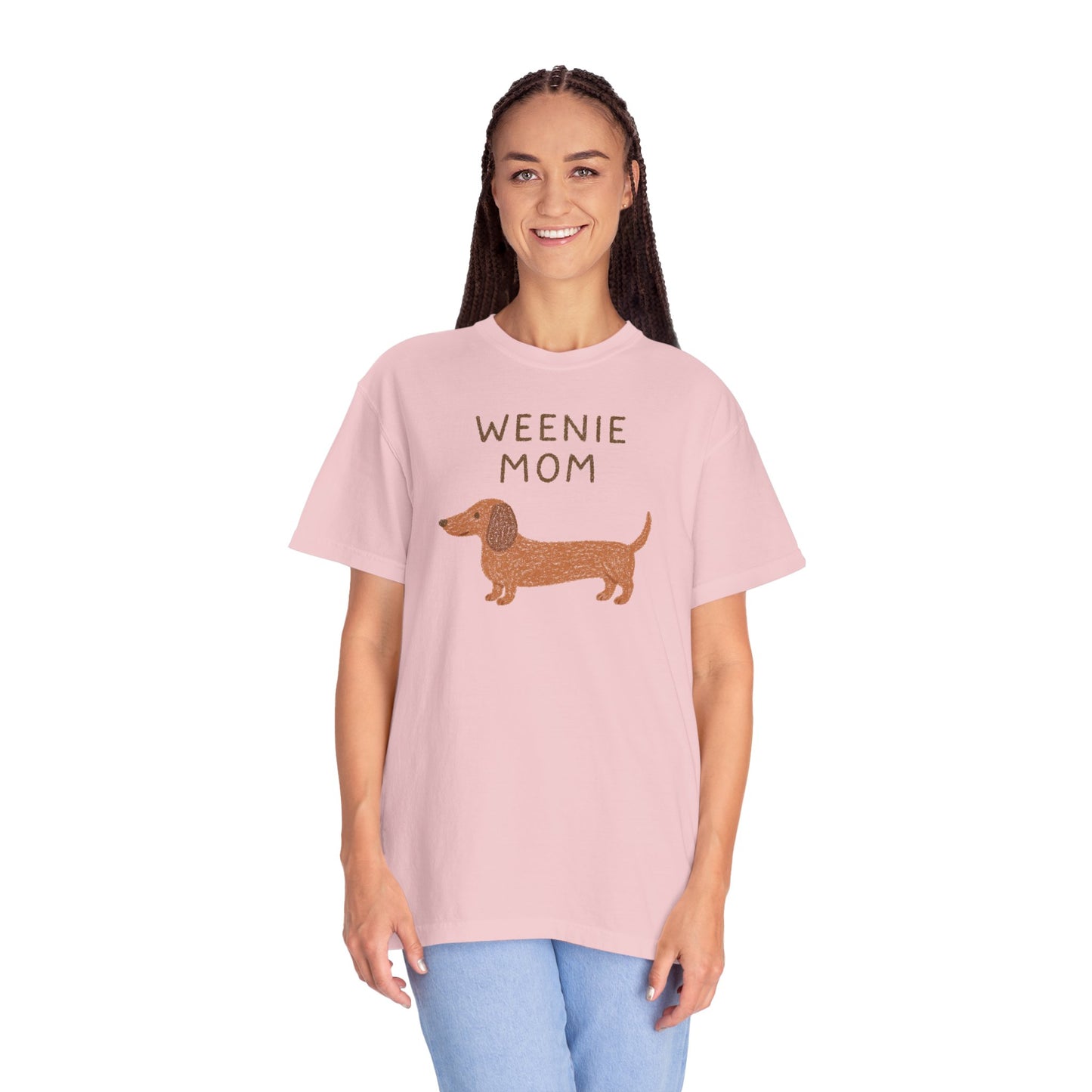 Weenie Mom Dachshund Shirt | Dachshund Mom Tee Comfort Colors T-shirt Weiner dog