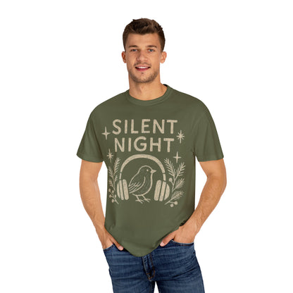 Silent Night Christmas T-Shirt Comfort Colors