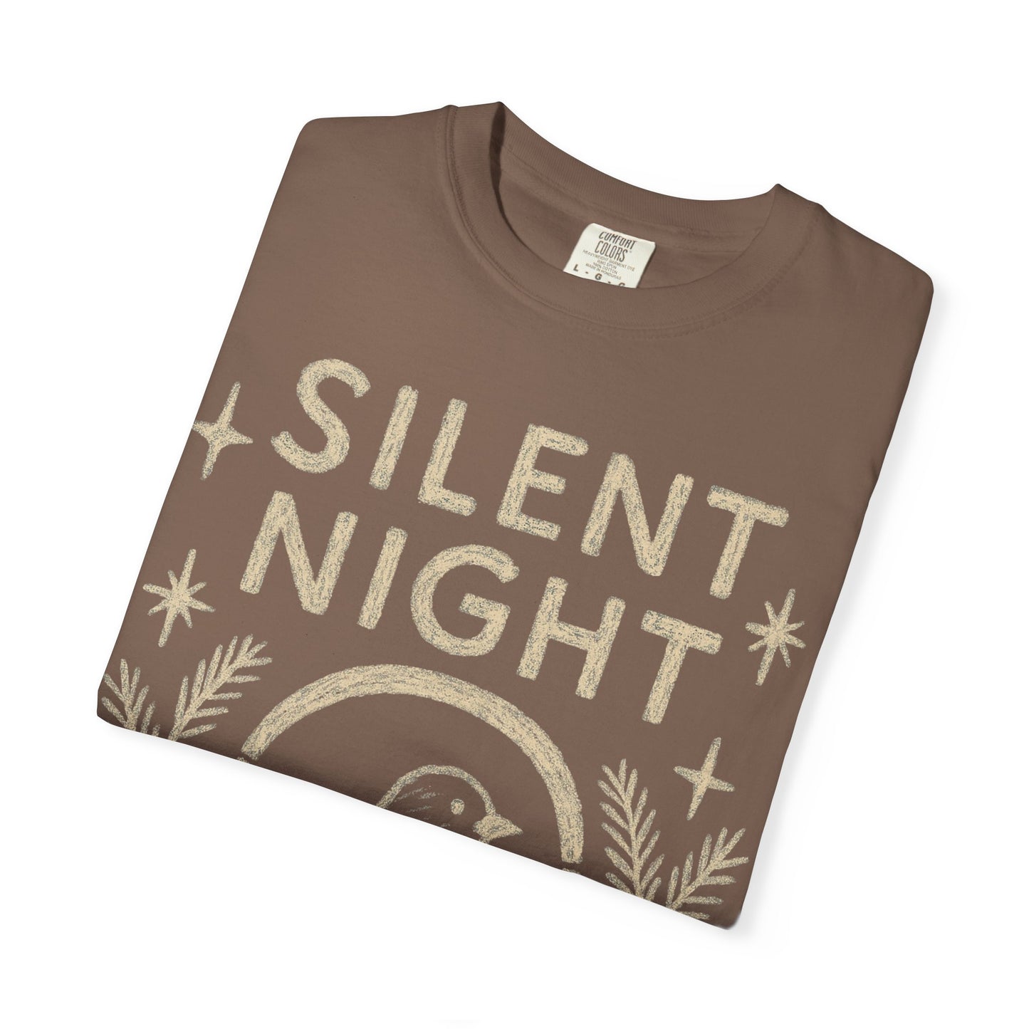 Silent Night Christmas T-Shirt Comfort Colors