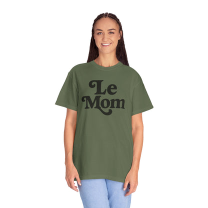 Le Mom T-Shirt | Retro Script Mom Tee, Mother's Day Shirt, Comfort Colors
