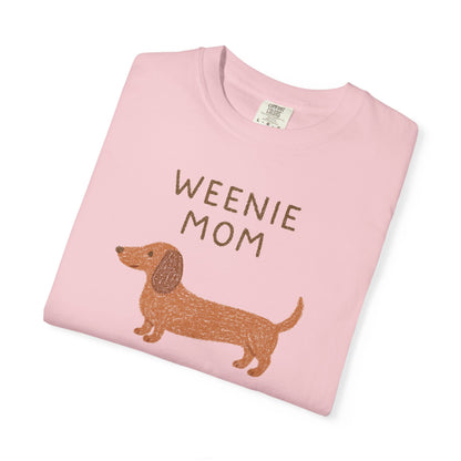 Weenie Mom Dachshund Shirt | Dachshund Mom Tee Comfort Colors T-shirt Weiner dog