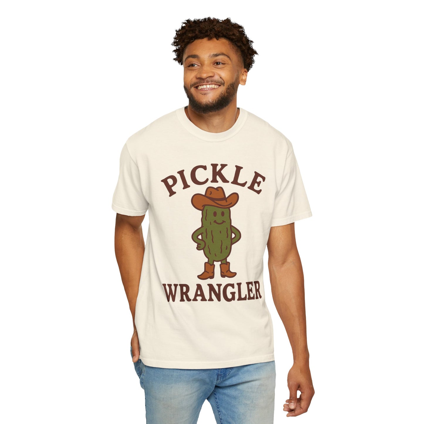 Pickle Wrangler T-shirt - Funny Western Comfort Colors Tee
