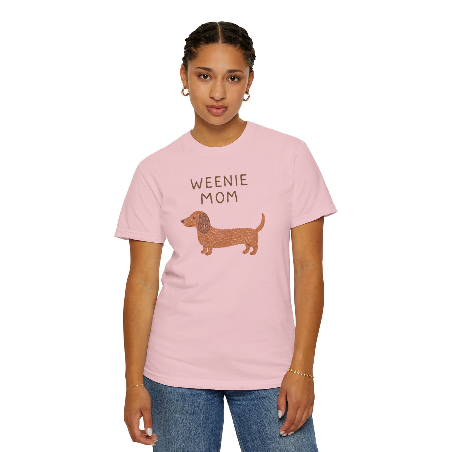 Weenie Mom Dachshund Shirt | Dachshund Mom Tee Comfort Colors T-shirt Weiner dog