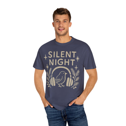 Silent Night Christmas T-Shirt Comfort Colors