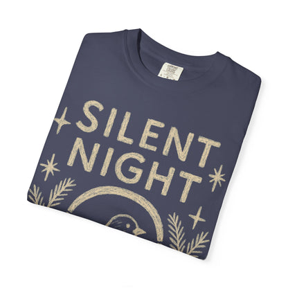Silent Night Christmas T-Shirt Comfort Colors