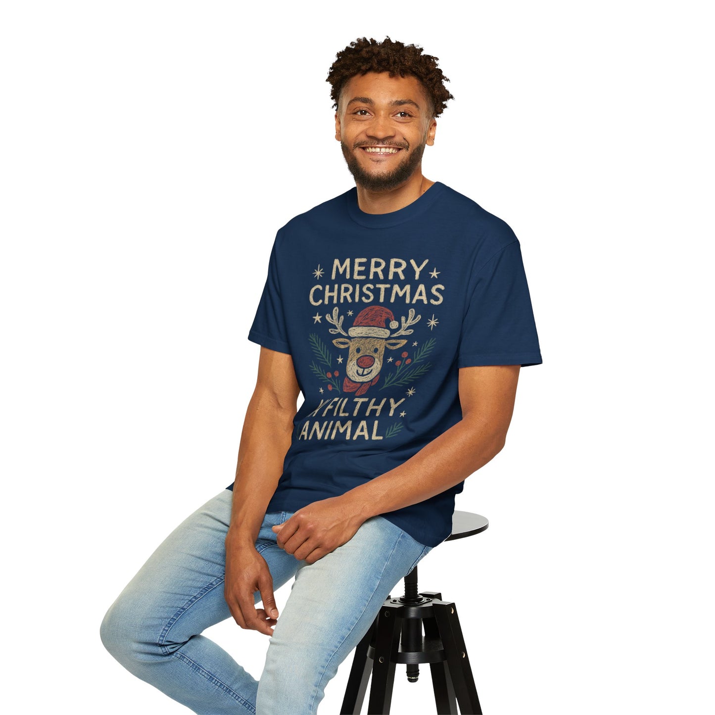 Merry Christmas Filthy Animal T-shirt funny Comfort Colors t-shirt