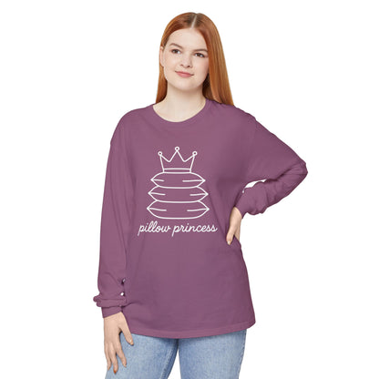 Pillow Princess Comfort Colors Long Sleeve T-Shirt
