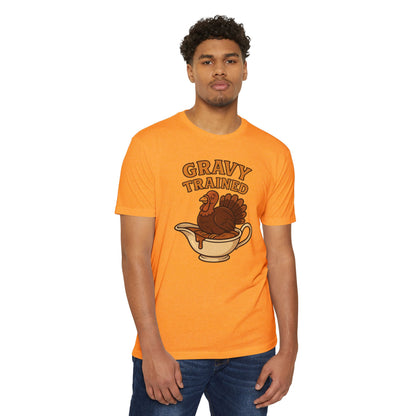 Gravy Trained T-Shirt — Funny Thanksgiving Turkey Graphic Tee