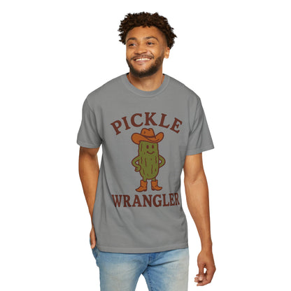 Pickle Wrangler T-shirt - Funny Western Comfort Colors Tee
