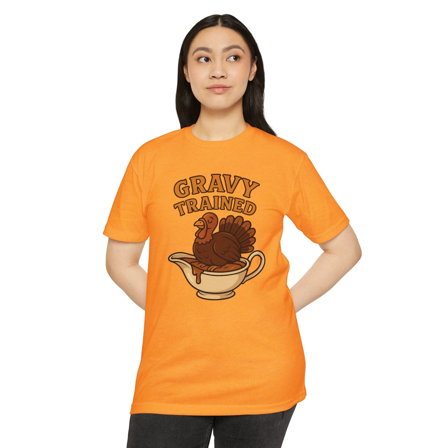 Gravy Trained T-Shirt — Funny Thanksgiving Turkey Graphic Tee