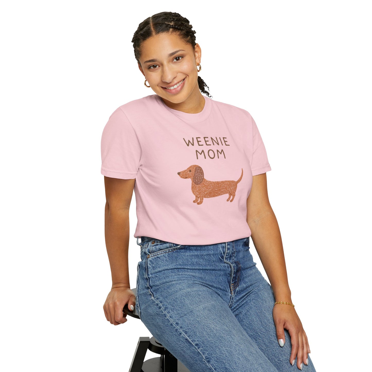 Weenie Mom Dachshund Shirt | Dachshund Mom Tee Comfort Colors T-shirt Weiner dog